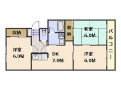 リバティ吉島の間取り画像