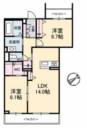 レジデンス・ザ・う越久の間取り画像