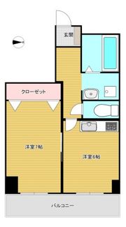 メゾンエルミタージュの間取り画像