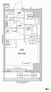 RELUXIA本所吾妻橋Ⅲの間取り画像
