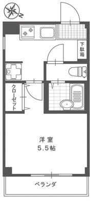 サニーコーポの間取り画像