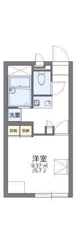 レオパレス佐久間町の間取り画像