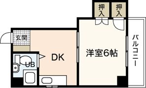 Calm南竹屋町の間取り画像