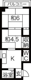 ニューマンション丸由の間取り画像