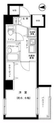 グランフォース蔵前の間取り画像