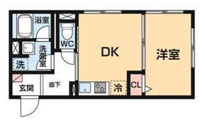 ハーモニーフラッツ神楽坂の間取り画像