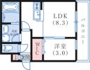 エハコ日暮通の間取り画像