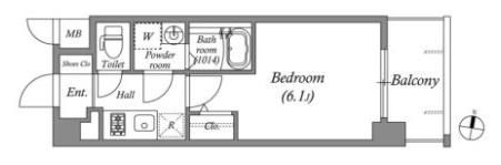 Cion KOBE Baysideの間取り画像
