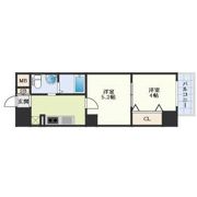 エグゼ新北野の間取り画像