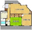 プレアール若園の間取り画像