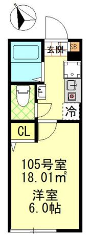 Grip吉祥寺Ⅱの間取り画像