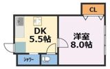 五條ハイツの間取り画像