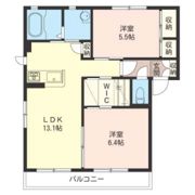 カトレアコートC棟の間取り画像