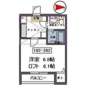 スマイス愛宕橋の間取り画像