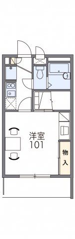 レオパレスラフィーネの間取り画像