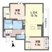 シャーメゾン アトリエールの間取り画像