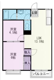 フォーブル酒匂Eの間取り画像