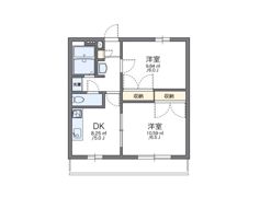 レオパレスBunga raya Duaの間取り画像