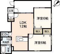 ベルリード馬木Ⅱの間取り画像