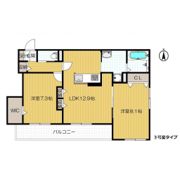 シルフィードうめきたの間取り画像
