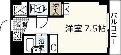 ラポール祇園の間取り画像