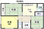 三島貸家の間取り画像