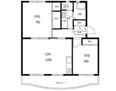 グリーンハイツ萩丘Aの間取り画像