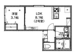 KEIAI RESIDENCE 清瀬の間取り画像