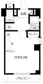 クラウディア錦 弐番館の間取り画像