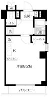 クラウディア錦 弐番館の間取り画像