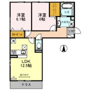 Casa raffine 瀬田 Bの間取り画像