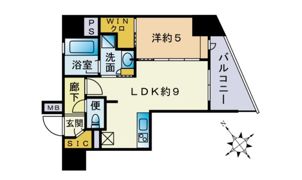 オープンレジデンシア春日原estの間取り画像