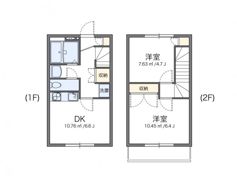レオパレスASTYTAKARAの間取り画像