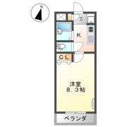 アムールパレスⅡの間取り画像