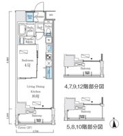 プライマル上野・稲荷町の間取り画像