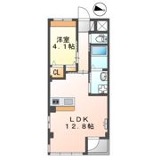 アムール菊陽の間取り画像