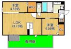 Polonia Wakamatsu A棟の間取り画像