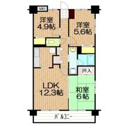 エスペランサ白子壱番館の間取り画像