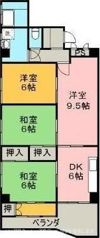 アサヒパレス宇高の間取り画像