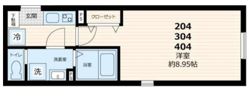 GATE Residence Mitakaの間取り画像