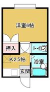 パレスウエストの間取り画像