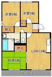 リバーフィールドIの間取り画像