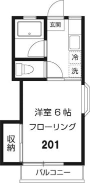 レスポワール調布の間取り画像