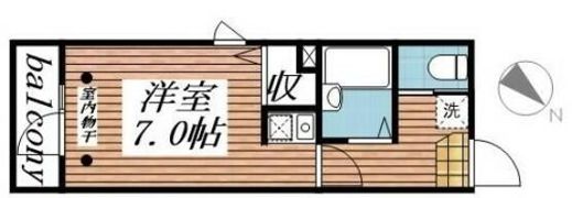 汐留フラッツの間取り画像