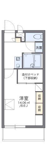 レオパレスサンハイム小泉の間取り画像