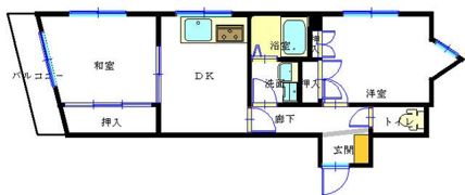 ホーユーパレス上大岡の間取り画像