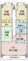 リーフマンション グランディアの間取り画像