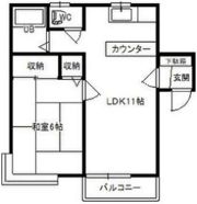 ホワイトヴィレッヂ高野の間取り画像