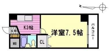 ワッソンビル比治山の間取り画像