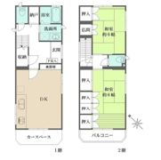 神戸市灘区上河原通3丁目戸建の間取り画像